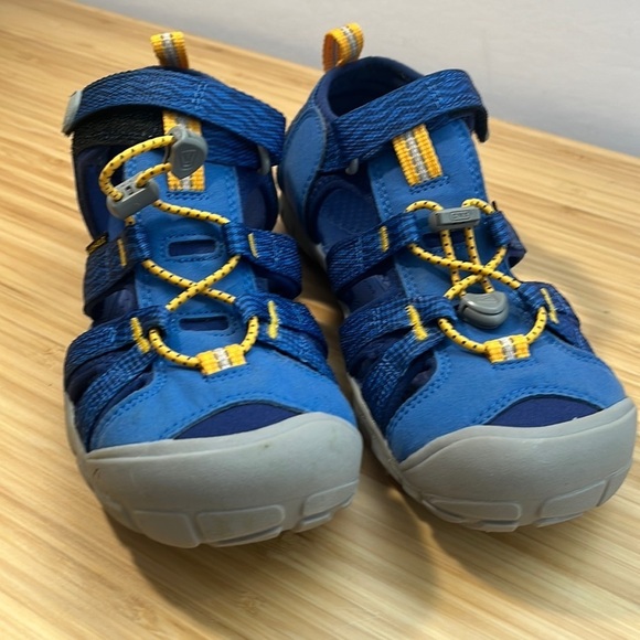 Keen 3Y Big Kid Blue Yellow‎ Shoes - Picture 2 of 11